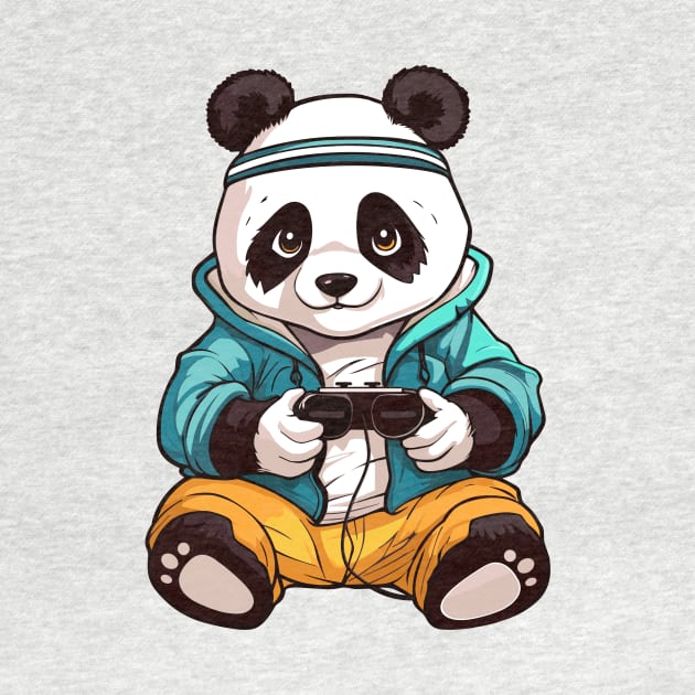 Gaming Panda, Gaming is my cardio by Art Joy Studio